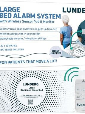 Early-Alert Bed Alarm System - White